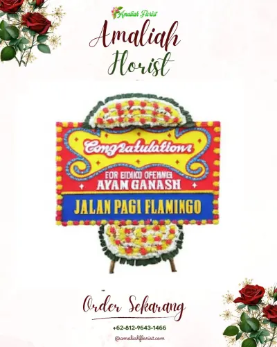 Bunga Papan Congratulation di Gedangan